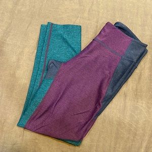 Outdoor Voice 7/8 Leggings - Jewel Tones - Women’s Medium